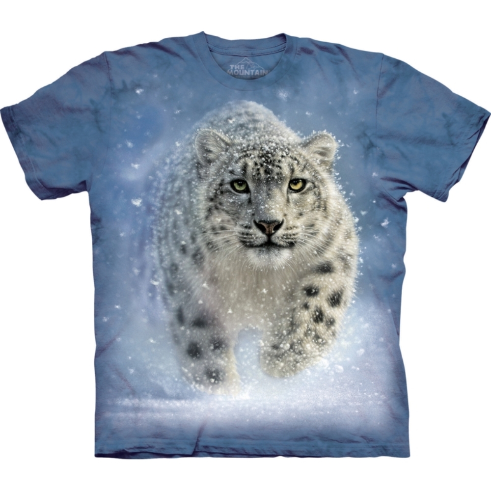 The Mountain Snow Ghost Leopard T Shirt