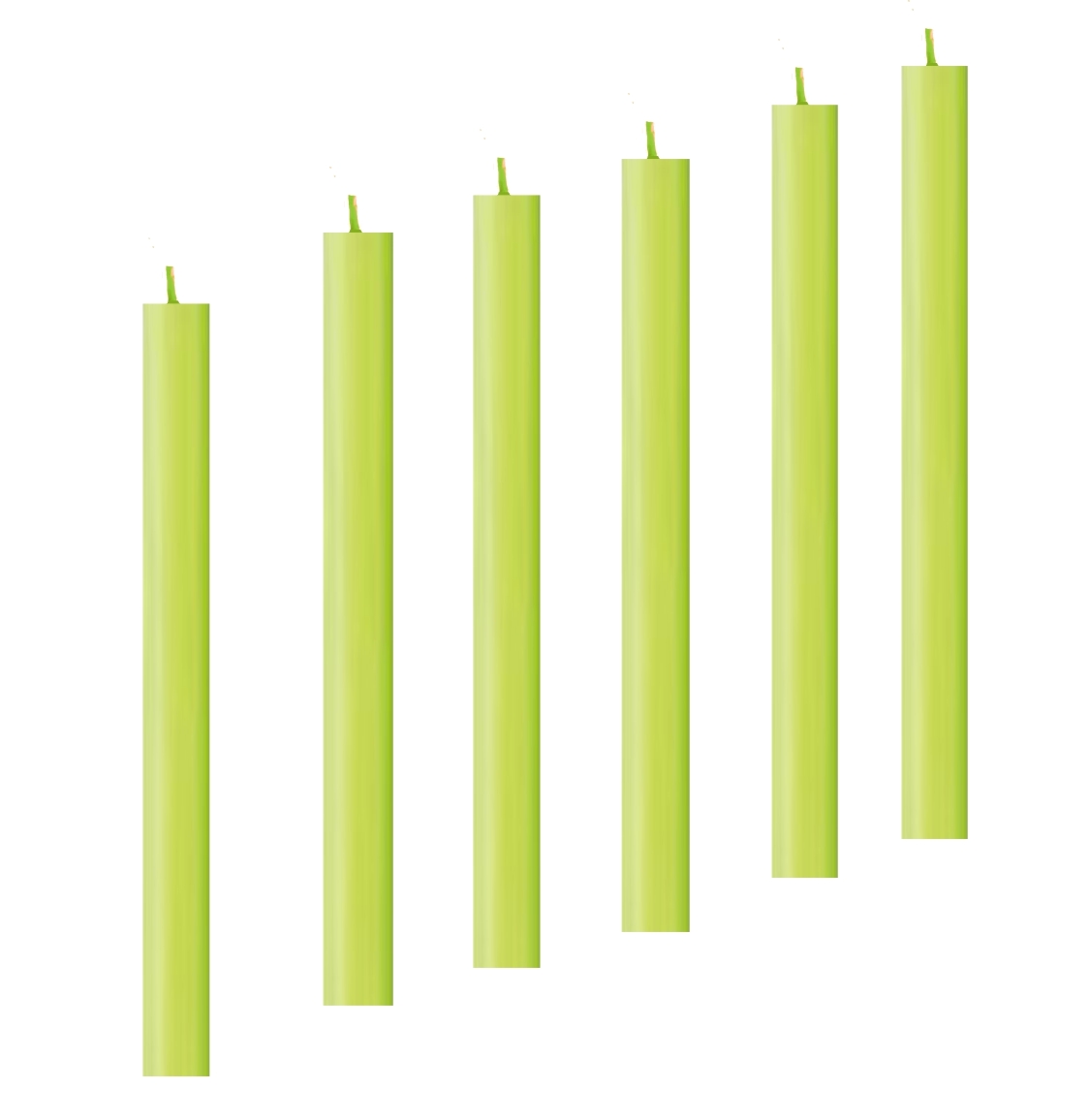 stabkerze arte gruen apfelgruen
