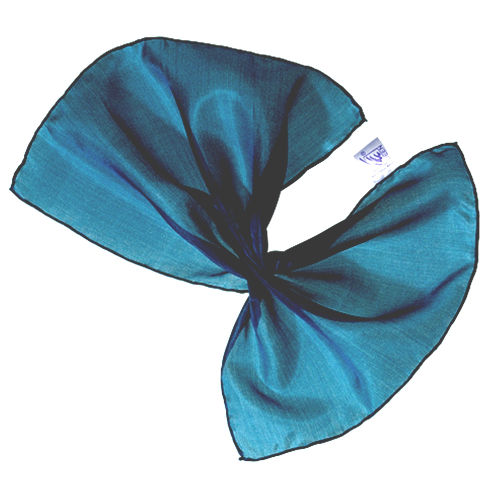 pocket-square-petrol-blue Seidentuch Einstecktuch 100 % Seide petrol 28 x 28