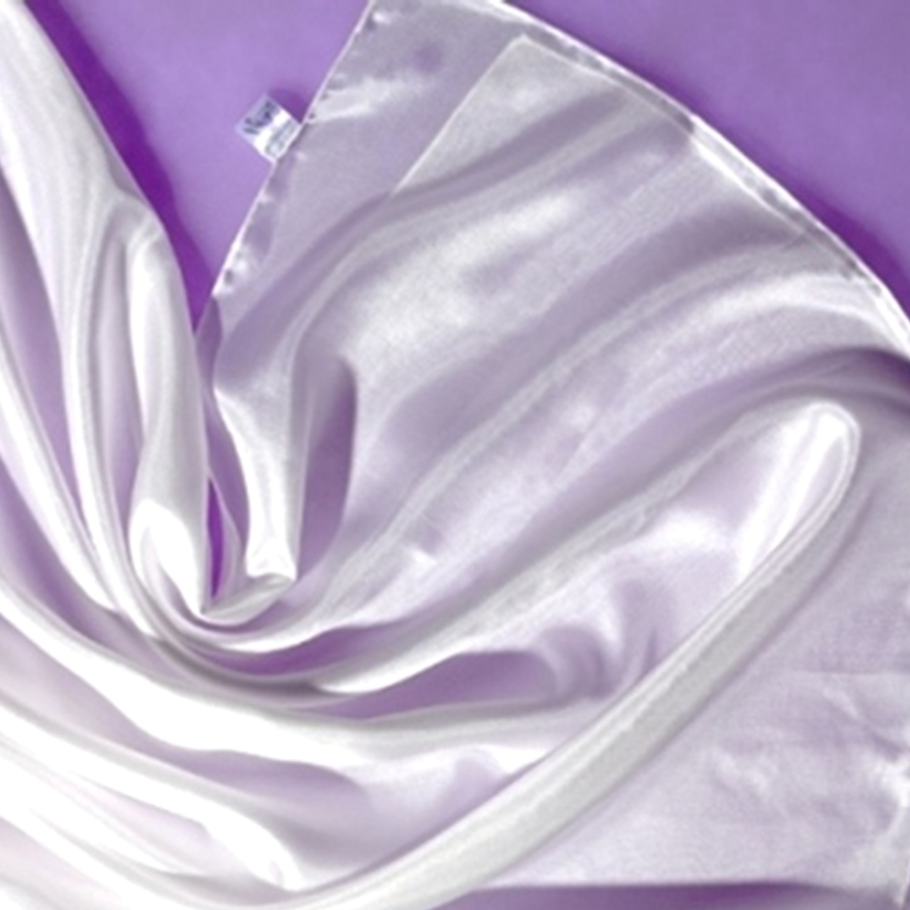 large-square-silk-scarf-white Seidentuch Halstuch Kopftuch 100 % Seide weiß 90 x 90 cm