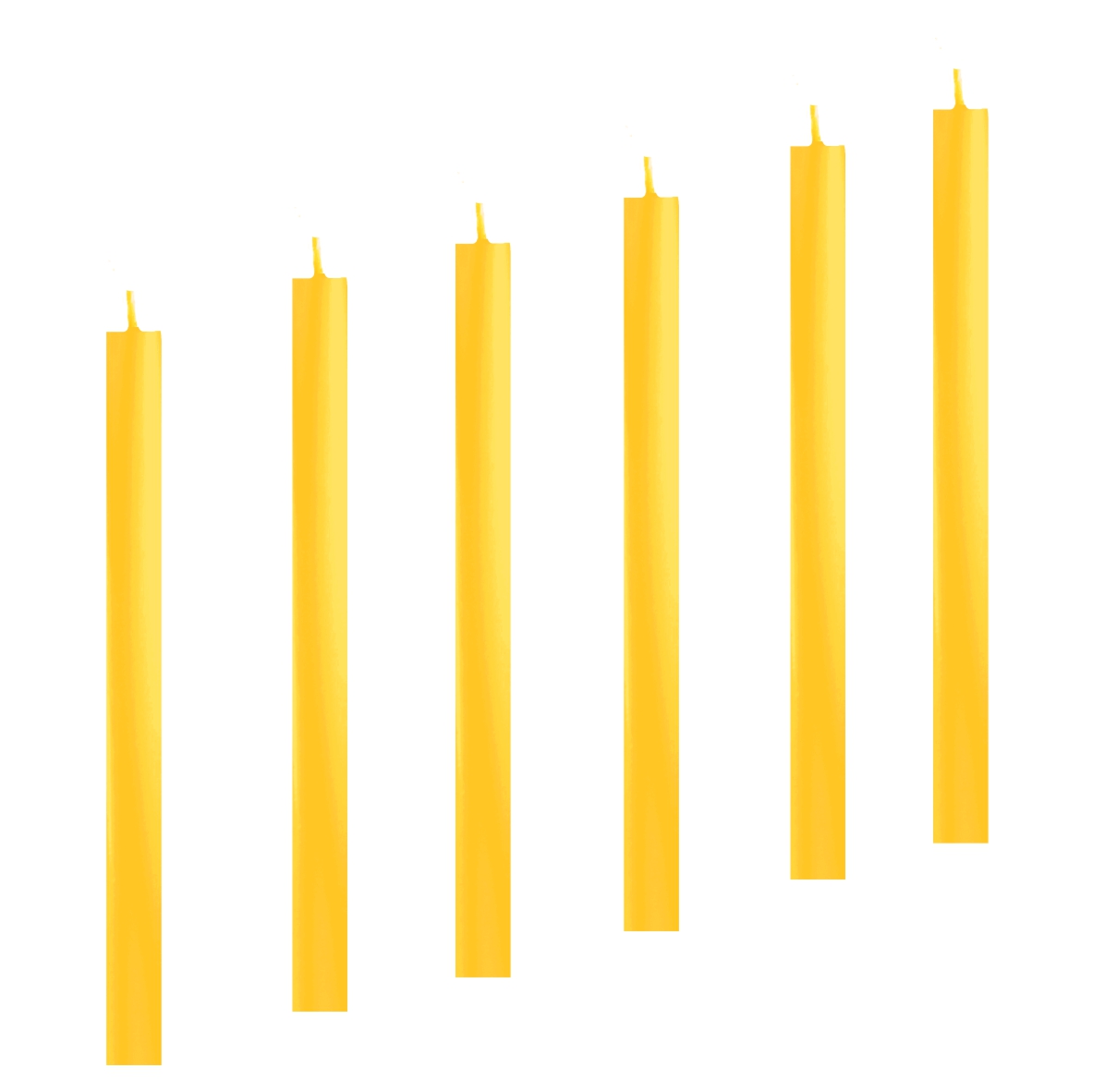 stabkerze arte gelb